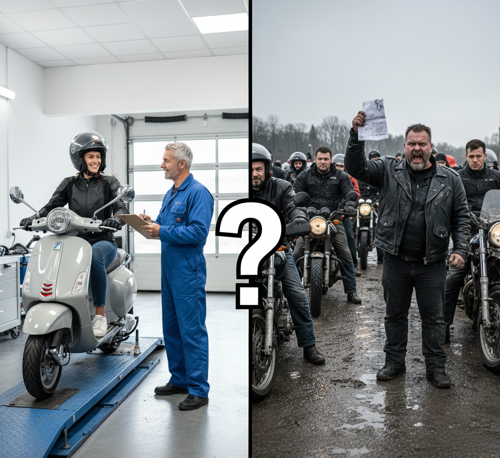 Contrôle technique sur les deux-roues ?